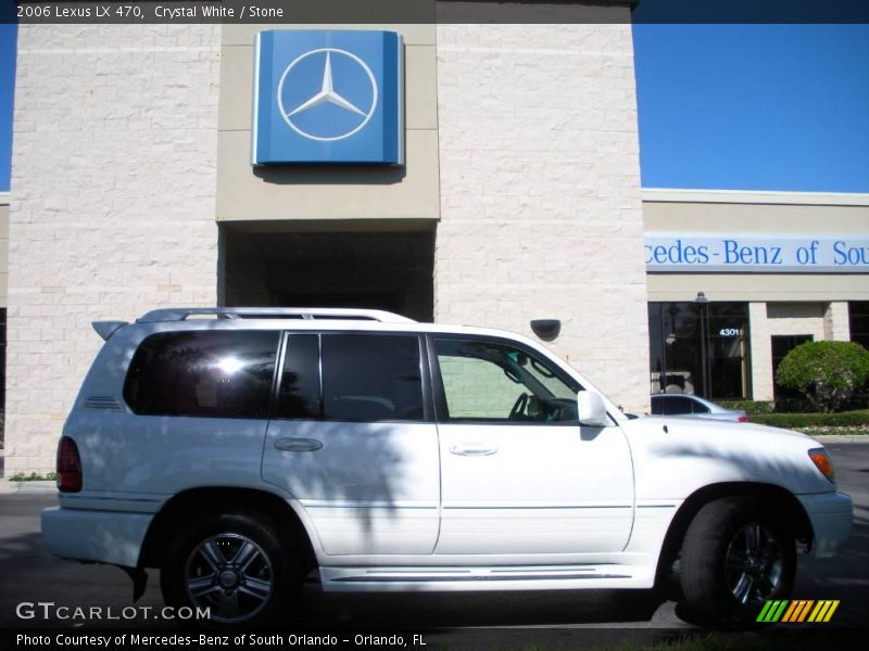 Crystal White / Stone 2006 Lexus LX 470
