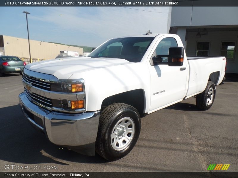 Summit White / Dark Ash/Jet Black 2018 Chevrolet Silverado 3500HD Work Truck Regular Cab 4x4