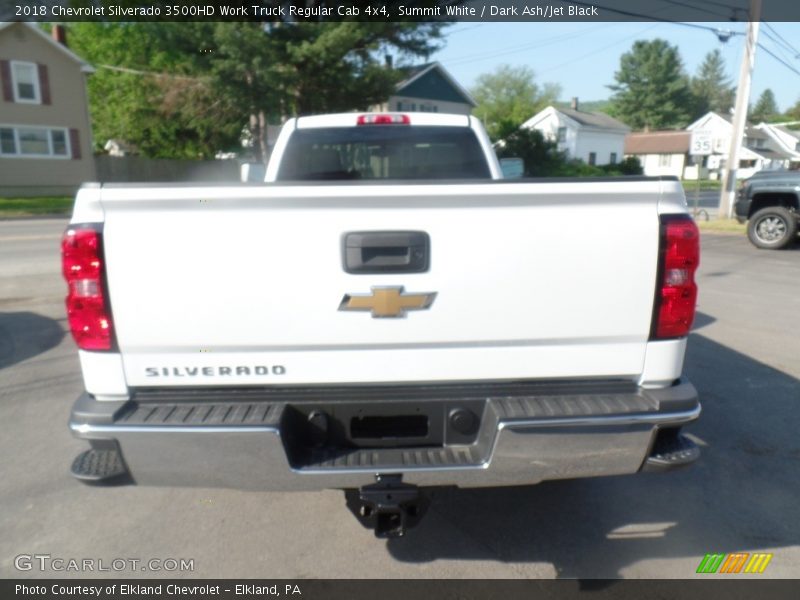 Summit White / Dark Ash/Jet Black 2018 Chevrolet Silverado 3500HD Work Truck Regular Cab 4x4