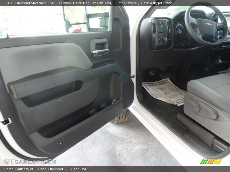 Summit White / Dark Ash/Jet Black 2018 Chevrolet Silverado 3500HD Work Truck Regular Cab 4x4