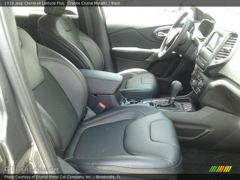 Granite Crystal Metallic / Black 2019 Jeep Cherokee Latitude Plus