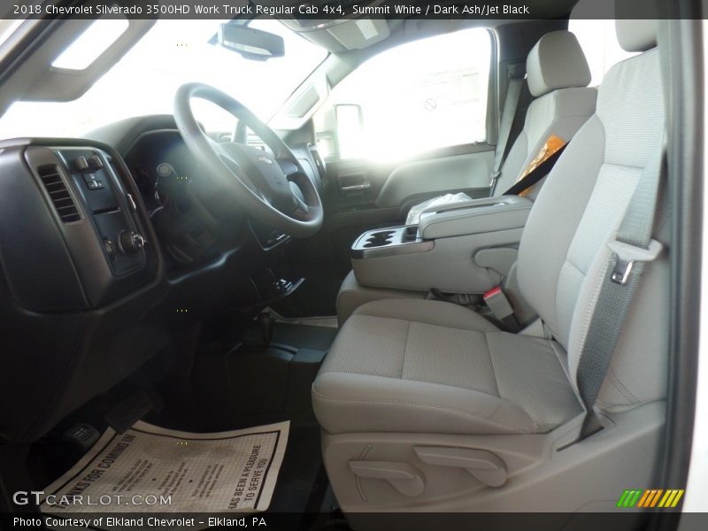 Summit White / Dark Ash/Jet Black 2018 Chevrolet Silverado 3500HD Work Truck Regular Cab 4x4