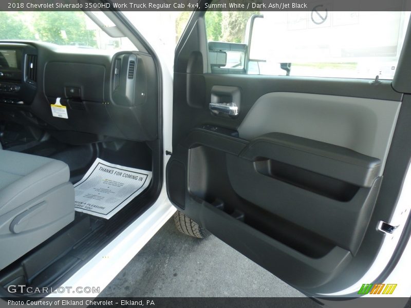 Summit White / Dark Ash/Jet Black 2018 Chevrolet Silverado 3500HD Work Truck Regular Cab 4x4