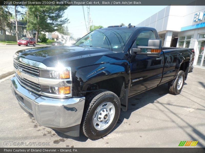 Black / Dark Ash/Jet Black 2018 Chevrolet Silverado 2500HD Work Truck Regular Cab 4x4