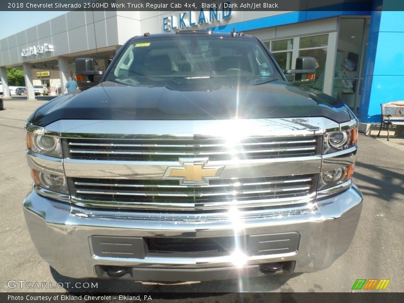 Black / Dark Ash/Jet Black 2018 Chevrolet Silverado 2500HD Work Truck Regular Cab 4x4