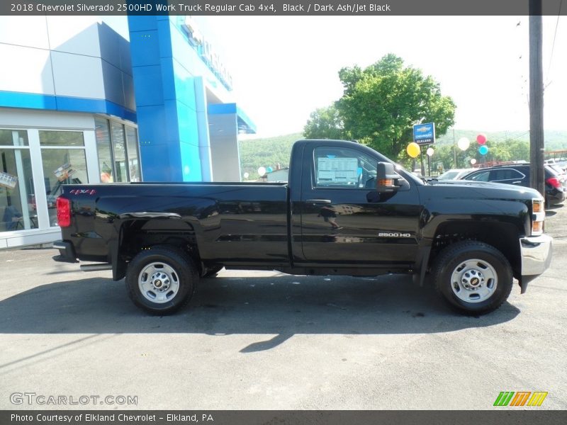Black / Dark Ash/Jet Black 2018 Chevrolet Silverado 2500HD Work Truck Regular Cab 4x4