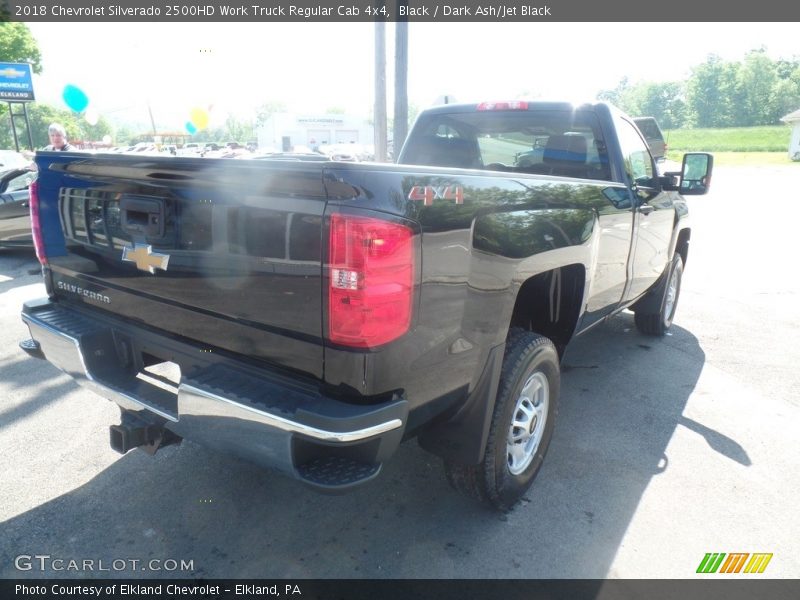 Black / Dark Ash/Jet Black 2018 Chevrolet Silverado 2500HD Work Truck Regular Cab 4x4