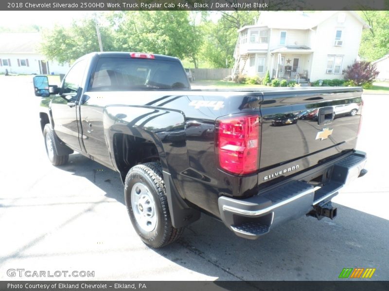 Black / Dark Ash/Jet Black 2018 Chevrolet Silverado 2500HD Work Truck Regular Cab 4x4