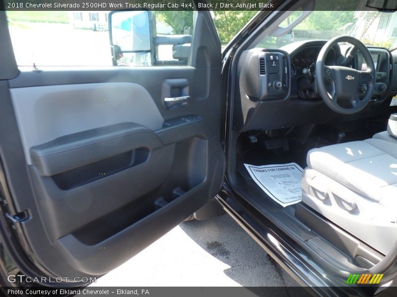 Black / Dark Ash/Jet Black 2018 Chevrolet Silverado 2500HD Work Truck Regular Cab 4x4