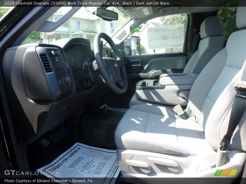 Front Seat of 2018 Silverado 2500HD Work Truck Regular Cab 4x4