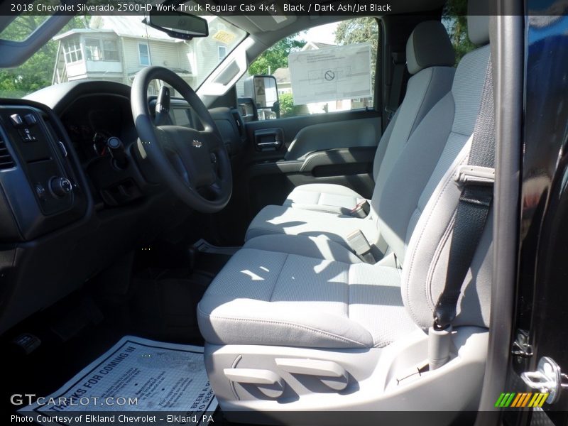Front Seat of 2018 Silverado 2500HD Work Truck Regular Cab 4x4