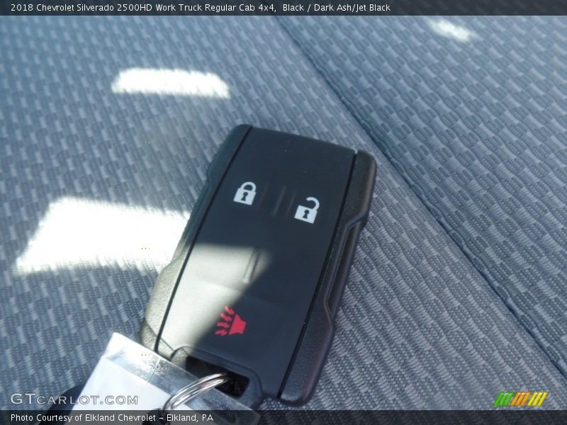 Black / Dark Ash/Jet Black 2018 Chevrolet Silverado 2500HD Work Truck Regular Cab 4x4