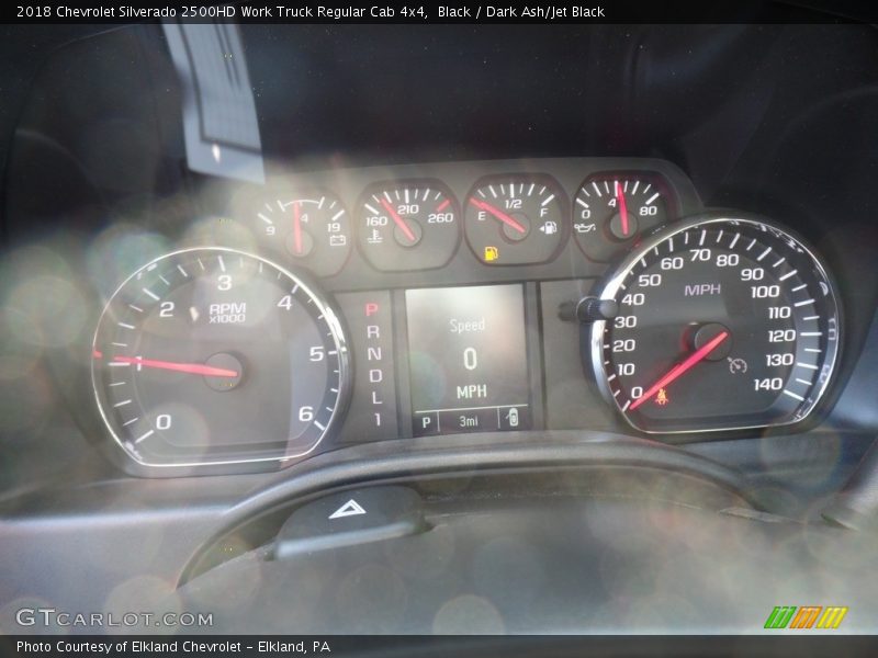  2018 Silverado 2500HD Work Truck Regular Cab 4x4 Work Truck Regular Cab 4x4 Gauges