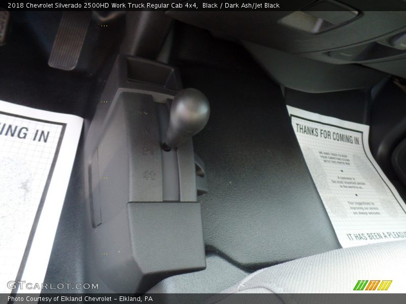 Black / Dark Ash/Jet Black 2018 Chevrolet Silverado 2500HD Work Truck Regular Cab 4x4