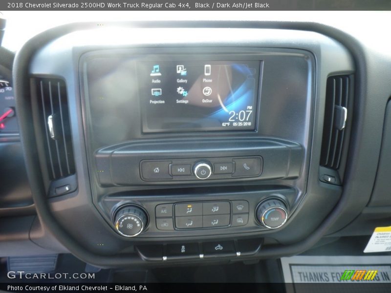 Black / Dark Ash/Jet Black 2018 Chevrolet Silverado 2500HD Work Truck Regular Cab 4x4