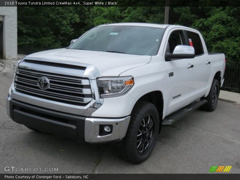 Super White / Black 2018 Toyota Tundra Limited CrewMax 4x4