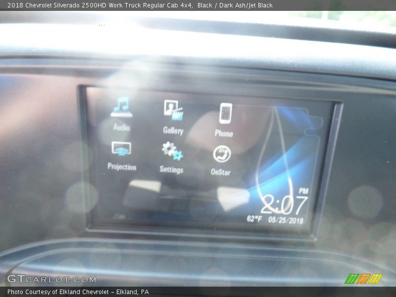 Black / Dark Ash/Jet Black 2018 Chevrolet Silverado 2500HD Work Truck Regular Cab 4x4