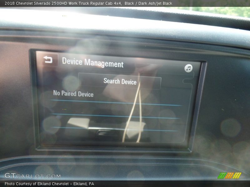 Black / Dark Ash/Jet Black 2018 Chevrolet Silverado 2500HD Work Truck Regular Cab 4x4
