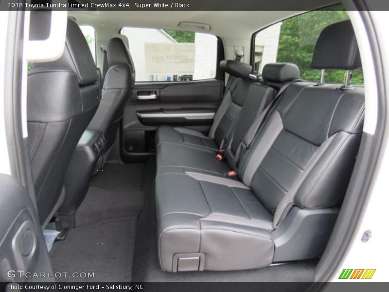 Rear Seat of 2018 Tundra Limited CrewMax 4x4