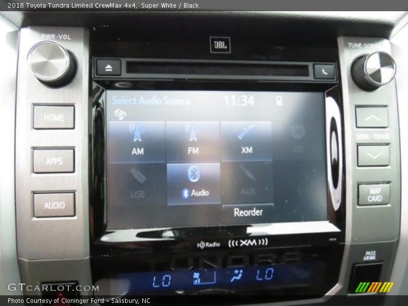 Super White / Black 2018 Toyota Tundra Limited CrewMax 4x4
