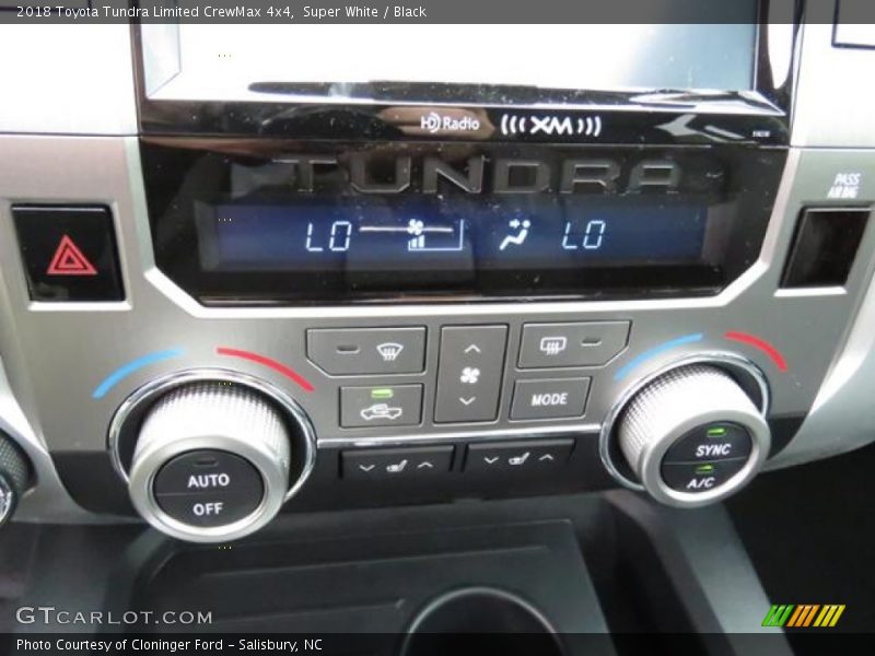 Controls of 2018 Tundra Limited CrewMax 4x4