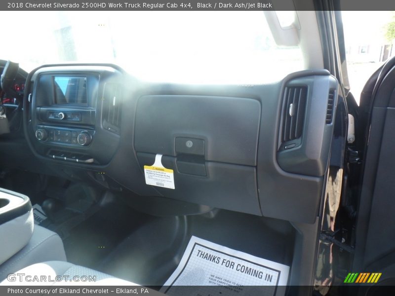 Black / Dark Ash/Jet Black 2018 Chevrolet Silverado 2500HD Work Truck Regular Cab 4x4