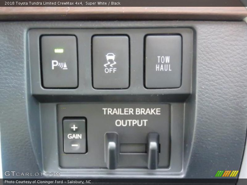 Controls of 2018 Tundra Limited CrewMax 4x4