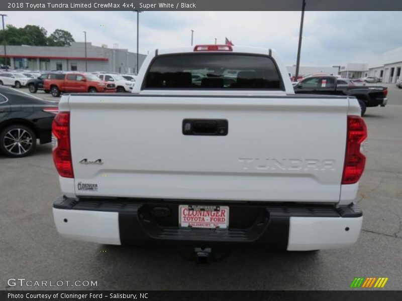 Super White / Black 2018 Toyota Tundra Limited CrewMax 4x4