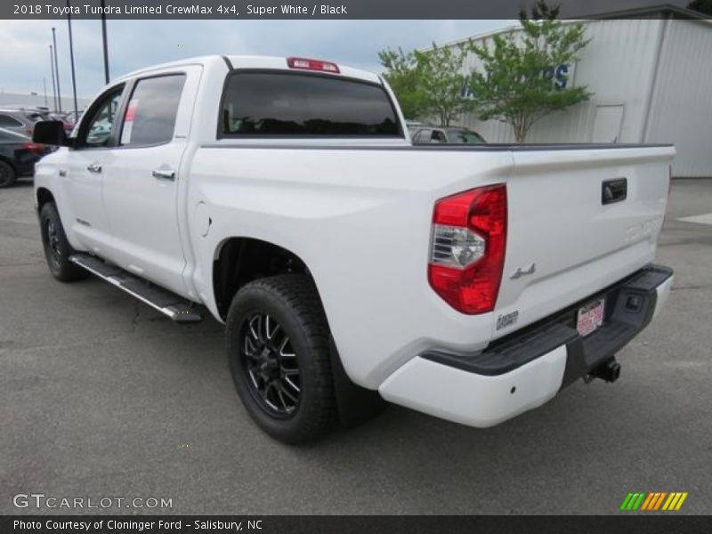 Super White / Black 2018 Toyota Tundra Limited CrewMax 4x4
