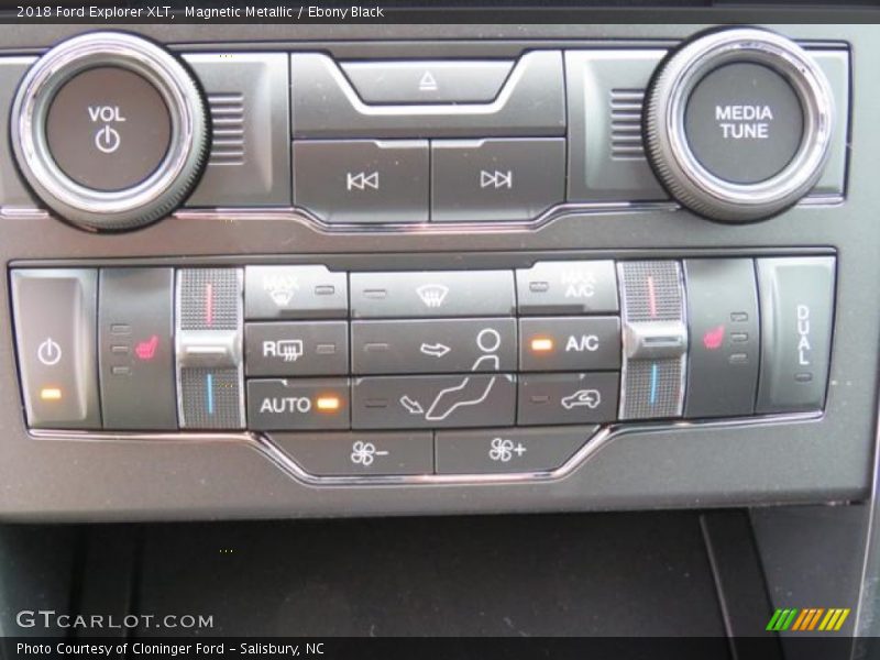 Magnetic Metallic / Ebony Black 2018 Ford Explorer XLT
