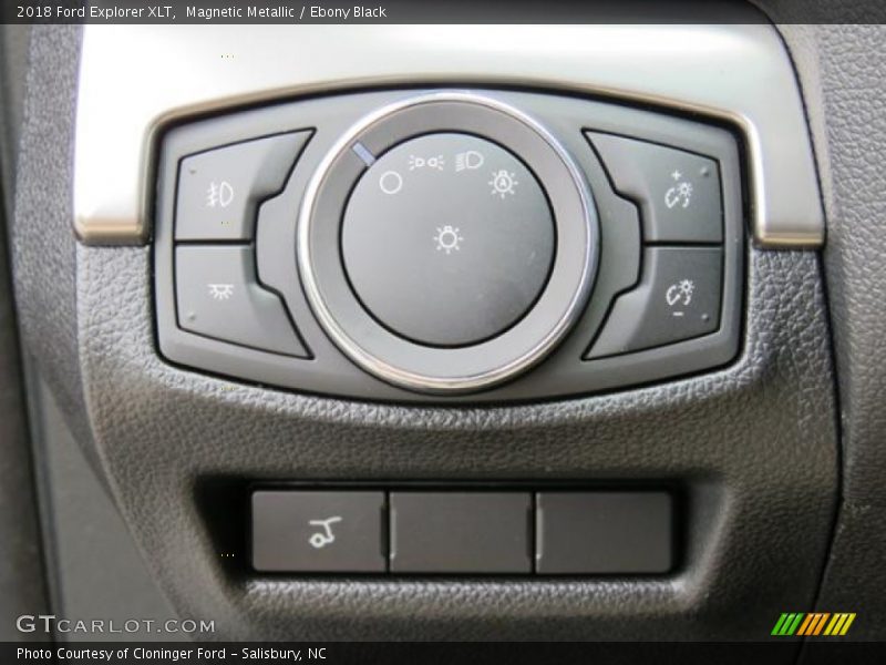 Magnetic Metallic / Ebony Black 2018 Ford Explorer XLT