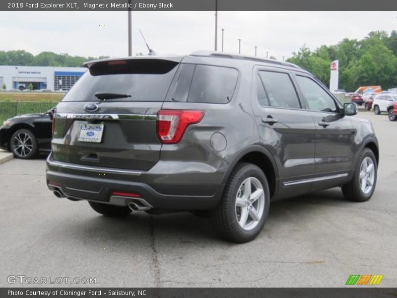 Magnetic Metallic / Ebony Black 2018 Ford Explorer XLT