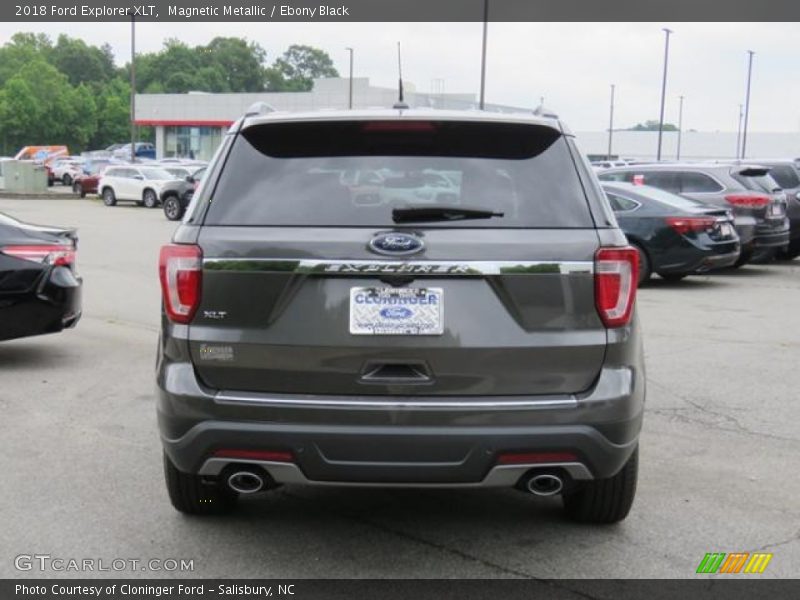 Magnetic Metallic / Ebony Black 2018 Ford Explorer XLT