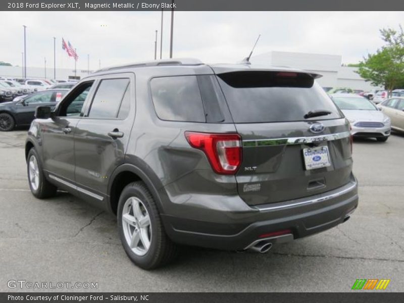 Magnetic Metallic / Ebony Black 2018 Ford Explorer XLT