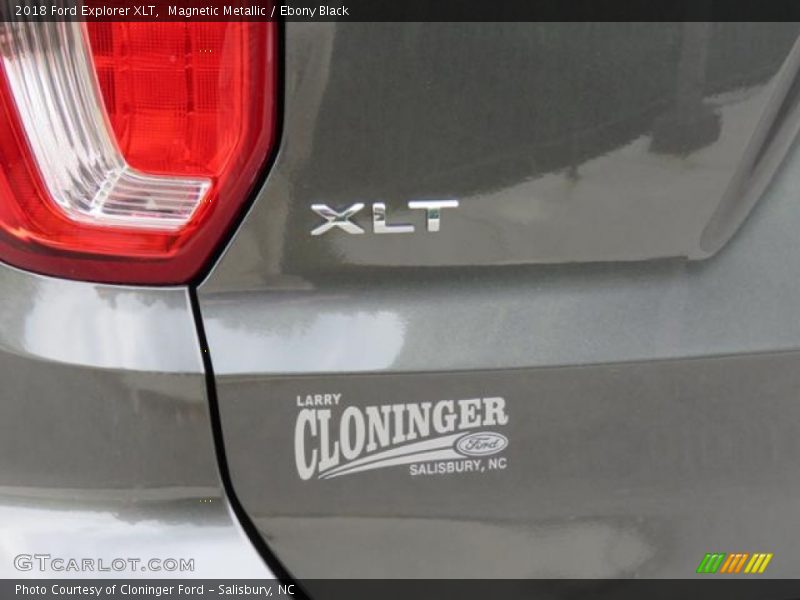 Magnetic Metallic / Ebony Black 2018 Ford Explorer XLT