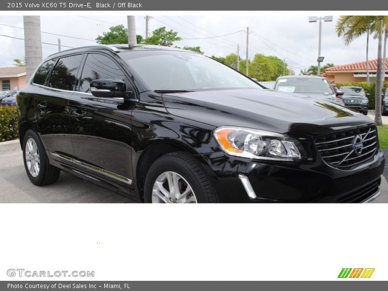 Black / Off Black 2015 Volvo XC60 T5 Drive-E