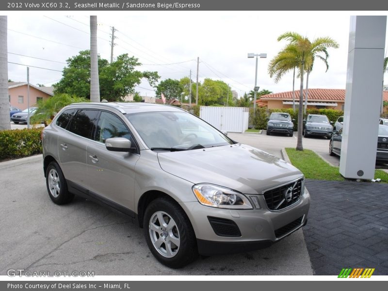 Seashell Metallic / Sandstone Beige/Espresso 2012 Volvo XC60 3.2