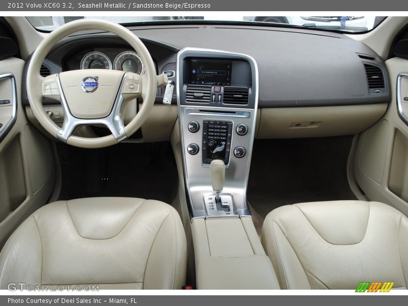 Seashell Metallic / Sandstone Beige/Espresso 2012 Volvo XC60 3.2