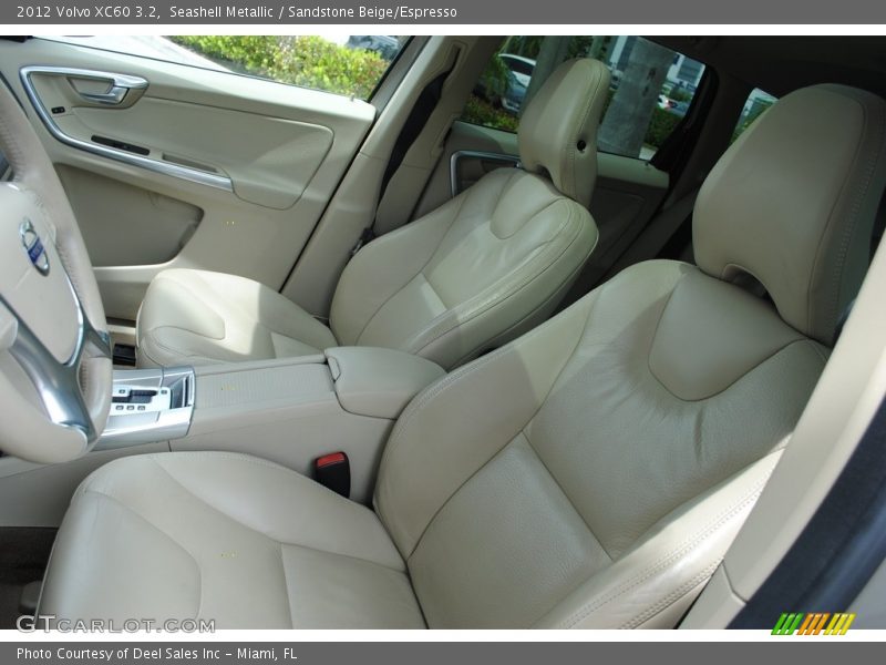 Seashell Metallic / Sandstone Beige/Espresso 2012 Volvo XC60 3.2