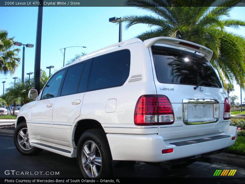 Crystal White / Stone 2006 Lexus LX 470