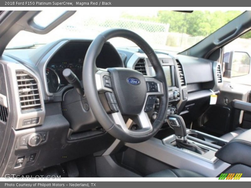 Magma Red / Black 2018 Ford F150 Platinum SuperCrew