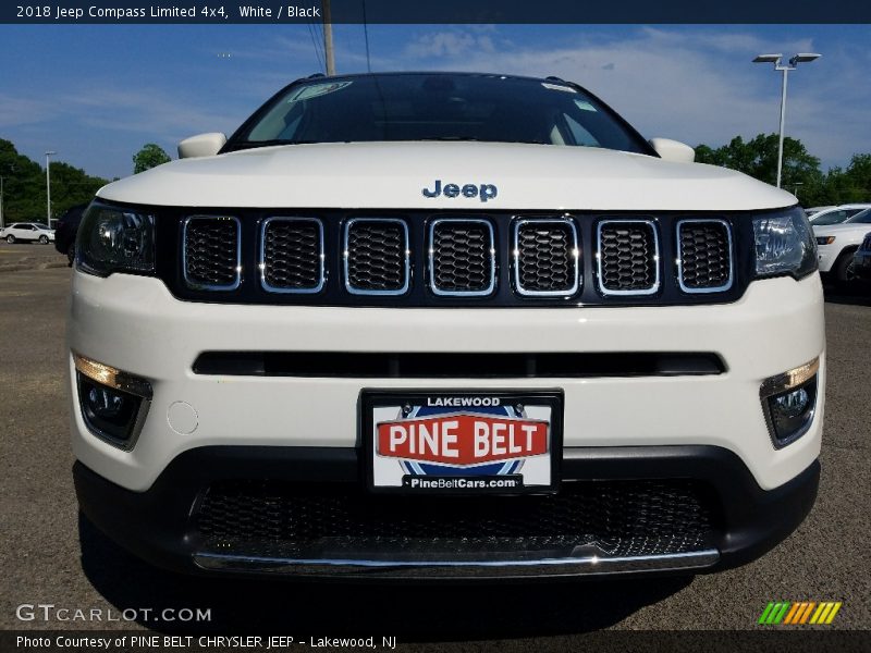 White / Black 2018 Jeep Compass Limited 4x4