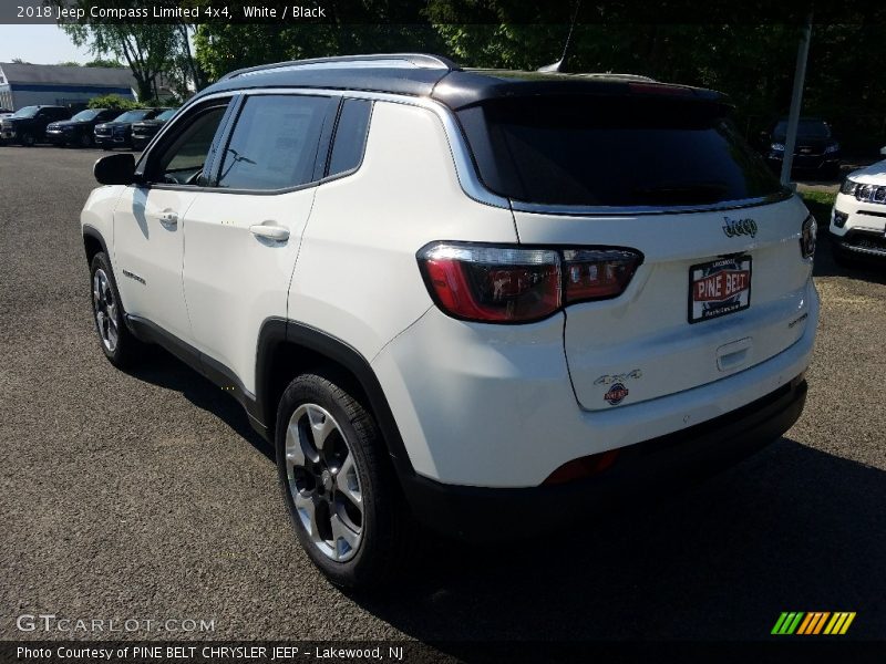White / Black 2018 Jeep Compass Limited 4x4