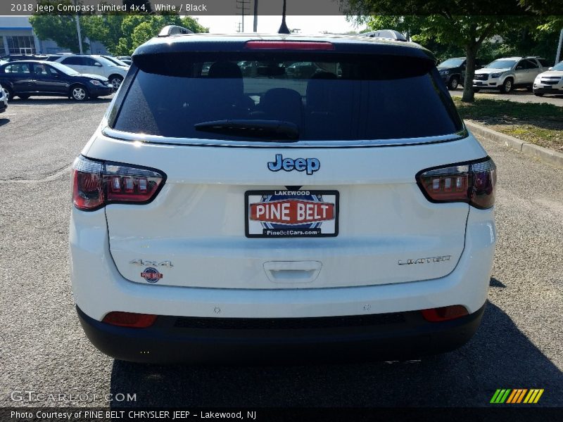 White / Black 2018 Jeep Compass Limited 4x4