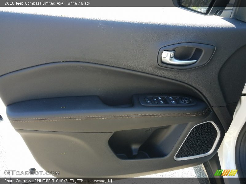 White / Black 2018 Jeep Compass Limited 4x4