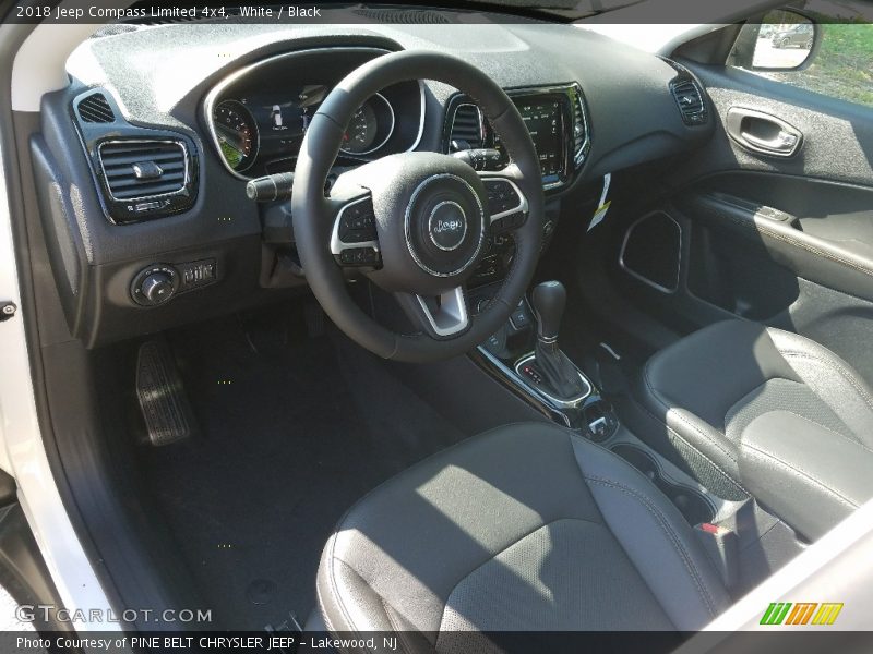 White / Black 2018 Jeep Compass Limited 4x4