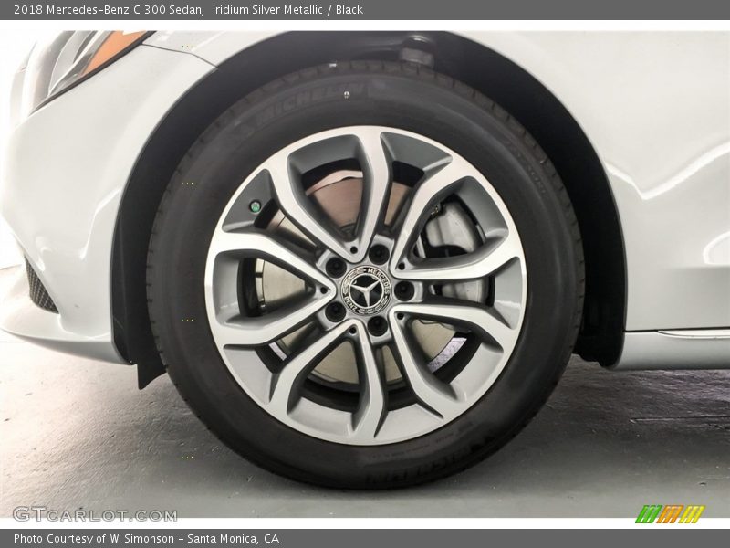 Iridium Silver Metallic / Black 2018 Mercedes-Benz C 300 Sedan