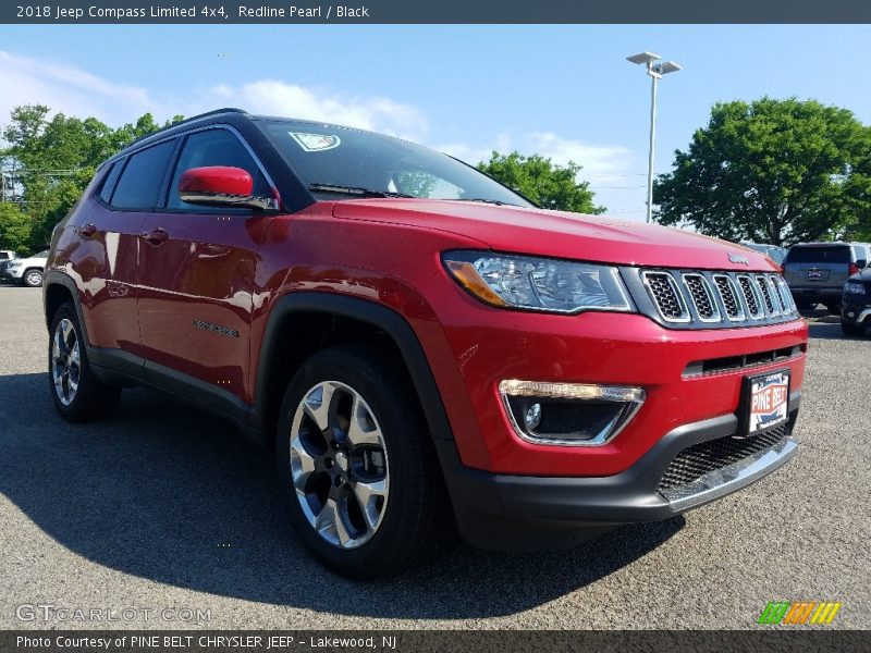 Redline Pearl / Black 2018 Jeep Compass Limited 4x4