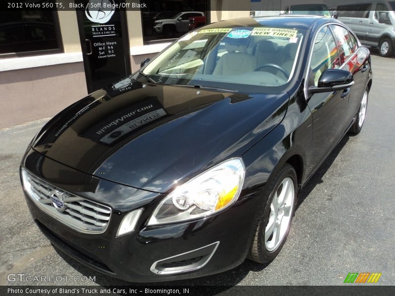 Black / Soft Beige/Off Black 2012 Volvo S60 T5
