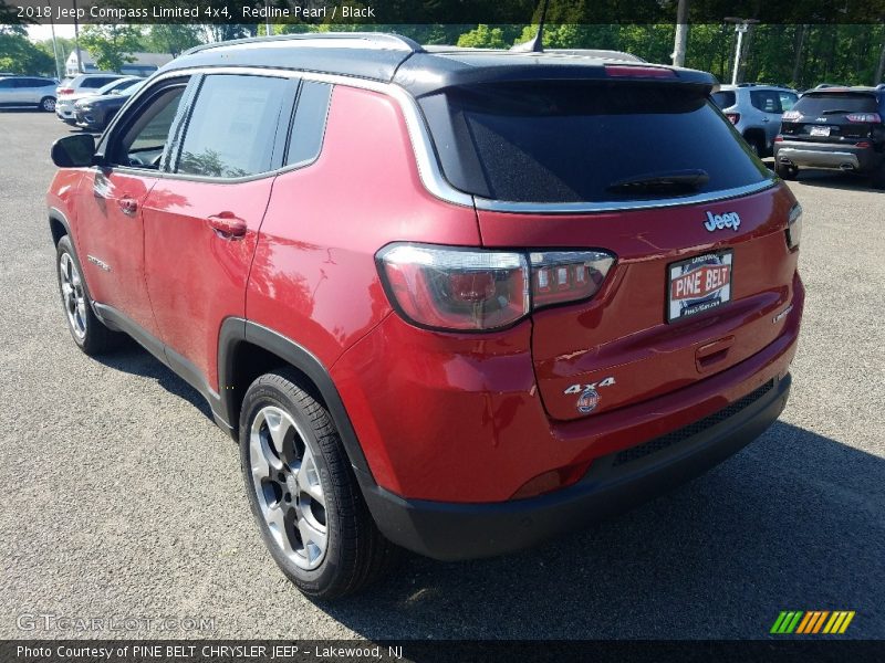 Redline Pearl / Black 2018 Jeep Compass Limited 4x4